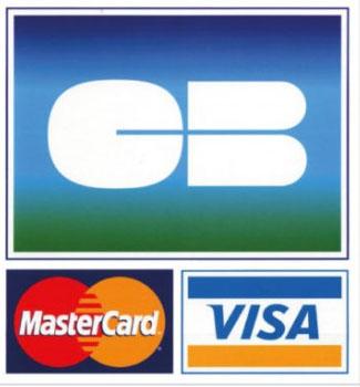 Sticker logo cb carte bancaire